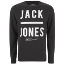 Jack & Jones Men's Sweat Box Crew Neck Sweatshirt - Black
