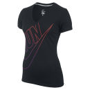 Nike Women's Cruiser Run Swoosh Crew Neck Running T-Shirt - Black