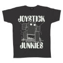 Joystick Junkies Men's T-Shirt Wireframe Monster - Charcoal