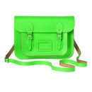 The Cambridge Satchel Company 13 Inch Fluoro Leather Satchel - Fluorescent Green