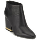 Ash Women's Indy Leather Heeled Ankle Boots - Black