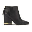 Ash Women's Indy Leather Heeled Ankle Boots - Black