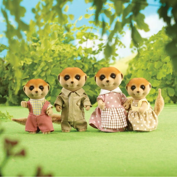 Sylvanian families meerkat family new arrivals