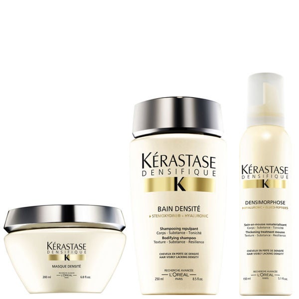 Kerastase Kérastase Densifique Bain Densité (250 ml) Maschera Densité (200 ml) e Mousse Densimorphose (150 ml)