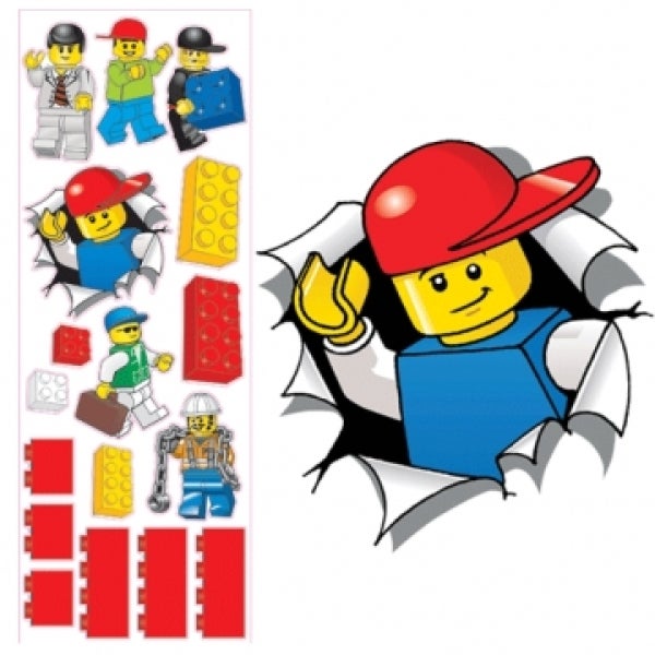 LEGO Maxi Wall Stickers (Large) Toys Zavvi.de