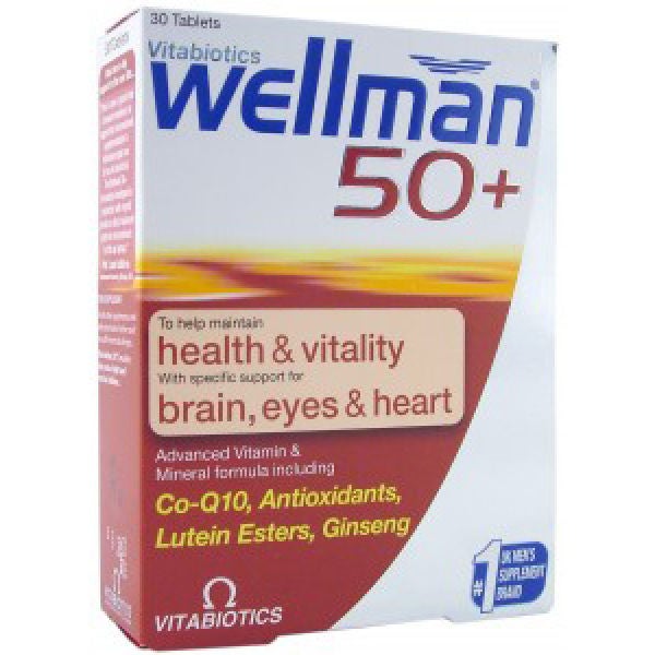 Vitabiotics Wellman Advanced Nutritional Supplement For 50+ (30 Tablets