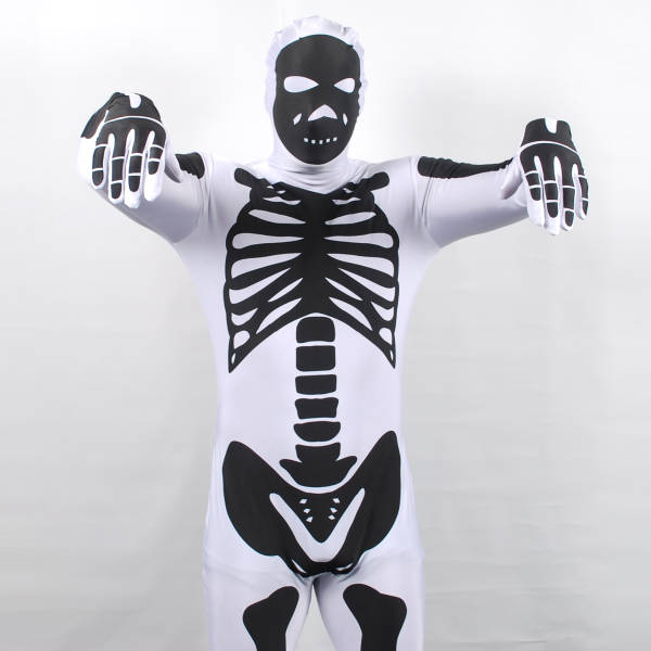 Morphsuits Skeleton White IWOOT UK
