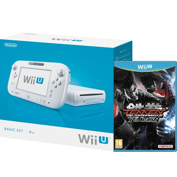 Wii U Console 8GB Basic Pack White (Includes Tekken Tag Tournament 2