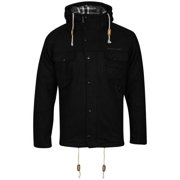 Brave soul hot sale black parka