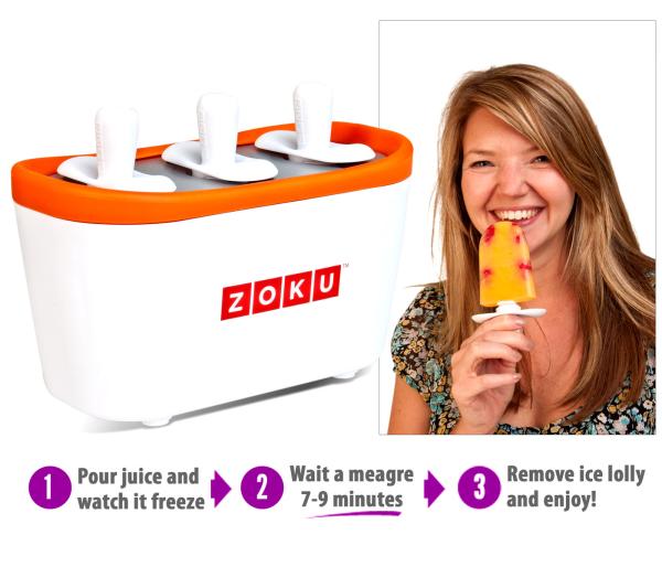 Zoku Instant Ice Lolly Maker IWOOT UK