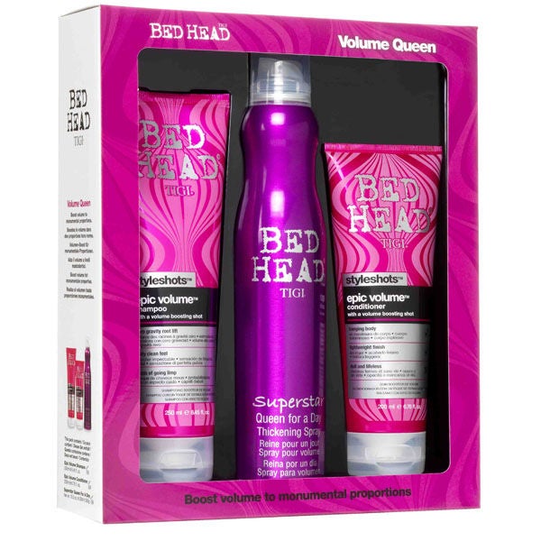 Tigi Bed Head Volume Queen Gift Set (3 Products) LOOKFANTASTIC
