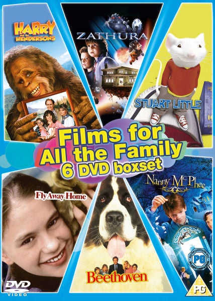 Films for All the Family - 6 DVD Box Set DVD - Zavvi UK