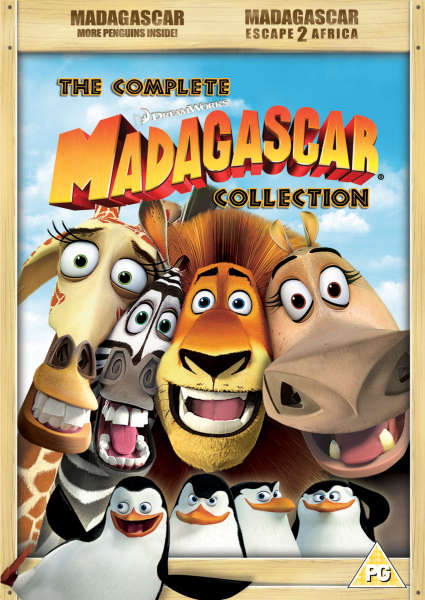 Madagascar / Madagascar Escape 2 Africa Double Pack DVD - Zavvi UK