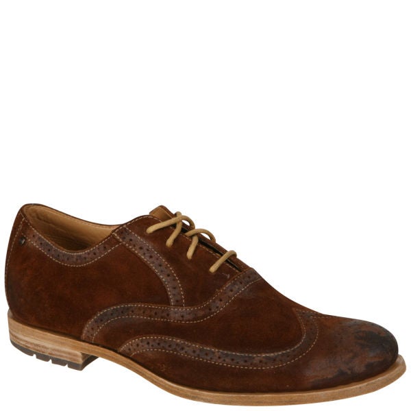 Rockport Men's Wing Tip Suede Brogue Shoes - Brown Clothing - Zavvi UK