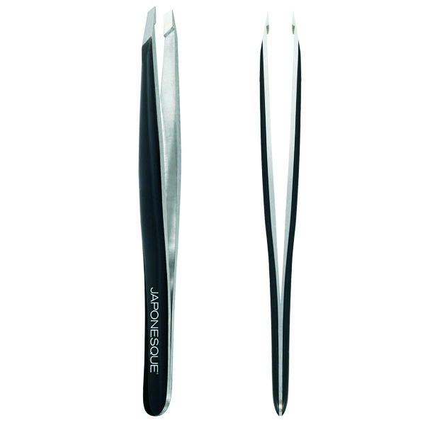 Japonesque Artisan Tweezer Slant Black LOOKFANTASTIC