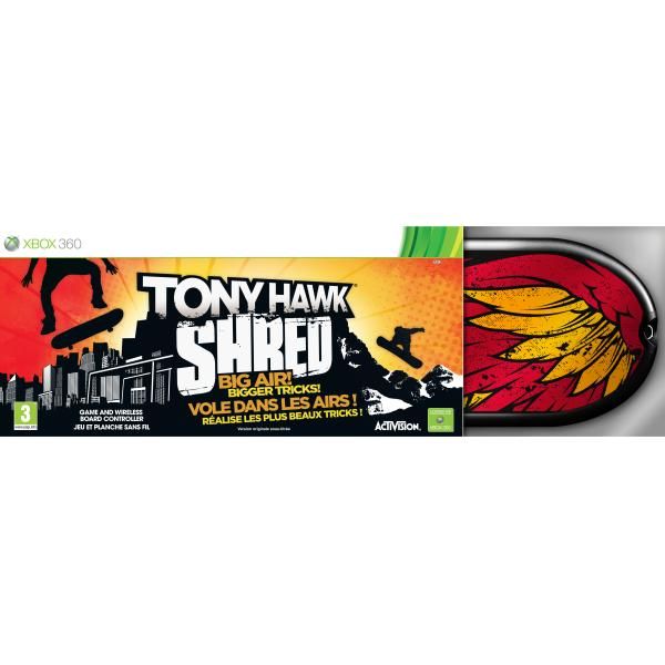 Tony Hawk Shred com Skate + Jogo Xbox 360