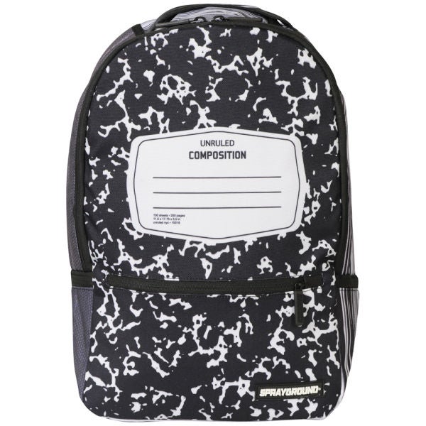Sprayground Comics Book White Black Backpack New Laptop Books Bag School  Limited