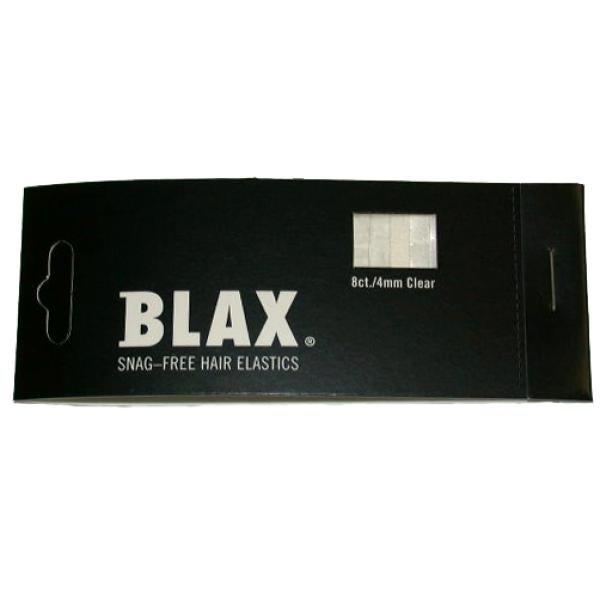 Blax SnagFree 4mm Mini Braid Elastics Clear HQ Hair