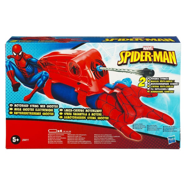 Spiderman web shooter toy target hotsell