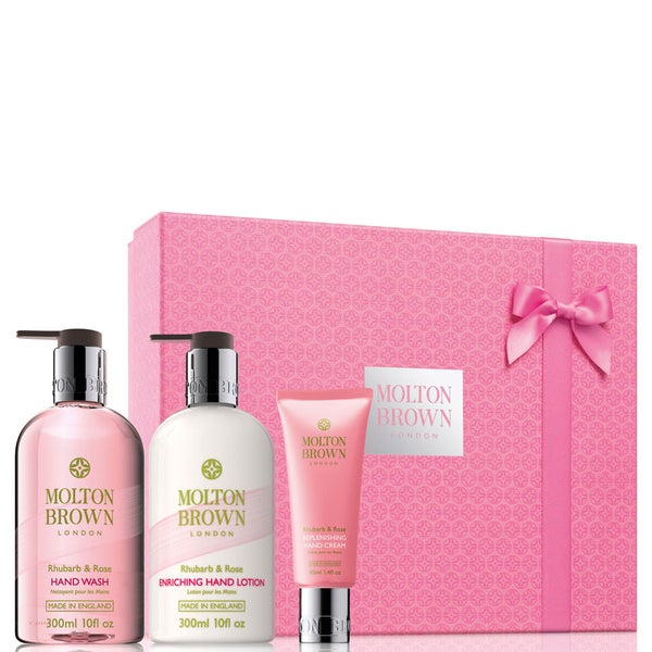 Molton Brown Rhubarb and Rose Trio (Limited Edition) lookfantastic HK