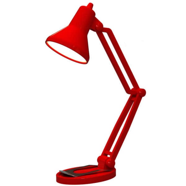 Mini Retro Style Desk Lamp Book Light Red Traditional Gifts Zavvi UK