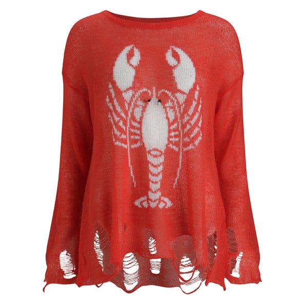 Wildfox Women s Lobster Jumper Lifeguard TheHut