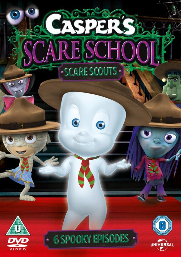 Scare school. Каспер School Scare. Каспер: школа страха (DVD). Каспер школа страха зуб. Casper's Scare School Arts.