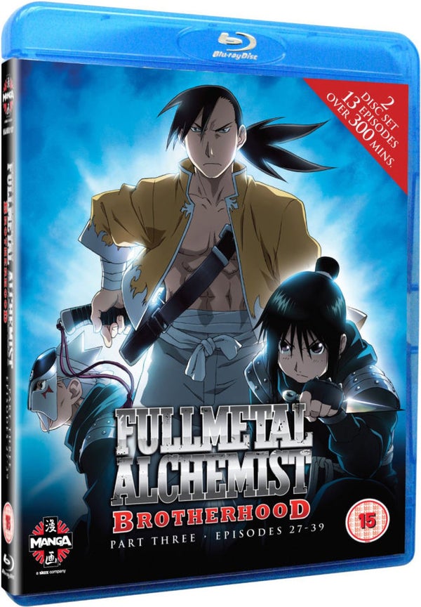 Fullmetal Alchemist Brotherhood Part 3 Episodes 27 39 Blu ray Zavvi Ireland