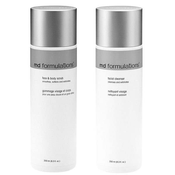 MD Formulations Face Mates Duo (Facial Cleanser 250ml and Face and Body