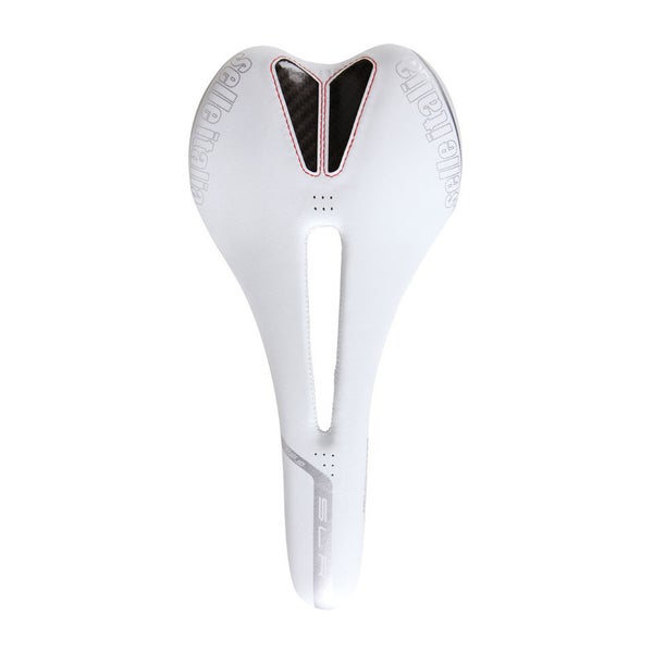 Selle Italia SLR Kit Carbonio Flow Bicycle Saddle - White