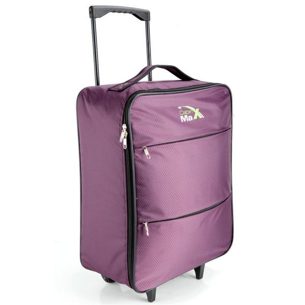 Cabin Max Stockholm Worlds Lightest Trolley Bag Purple IWOOT UK
