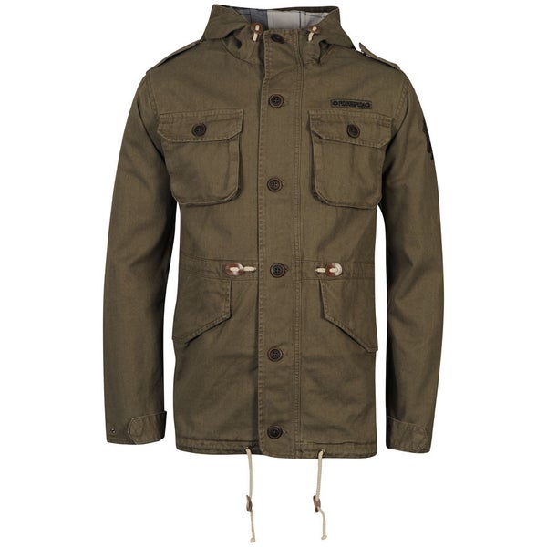 Ringspun Men s Puzzle Jacket Khaki Mens Clothing Zavvi UK