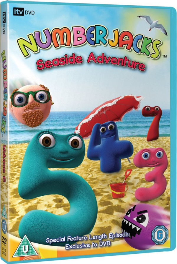 Numberjacks - Seaside Adventure DVD - Zavvi UK