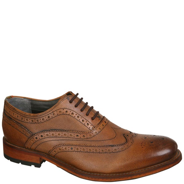 Ted Baker Men's Guri Leather Wingcap Oxford Brogues Tan Buy