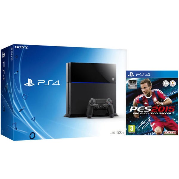 Sony PlayStation 4 500GB Console PES 2015 Pro Evolution Soccer Games