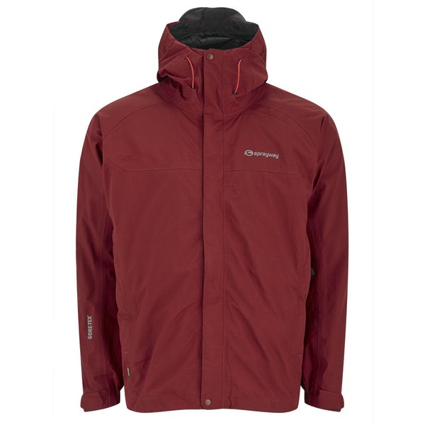 Sprayway Men s Nyx Gore Tex 3 in 1 Jacket Burgundy Black Sports Leisure Zavvi UK