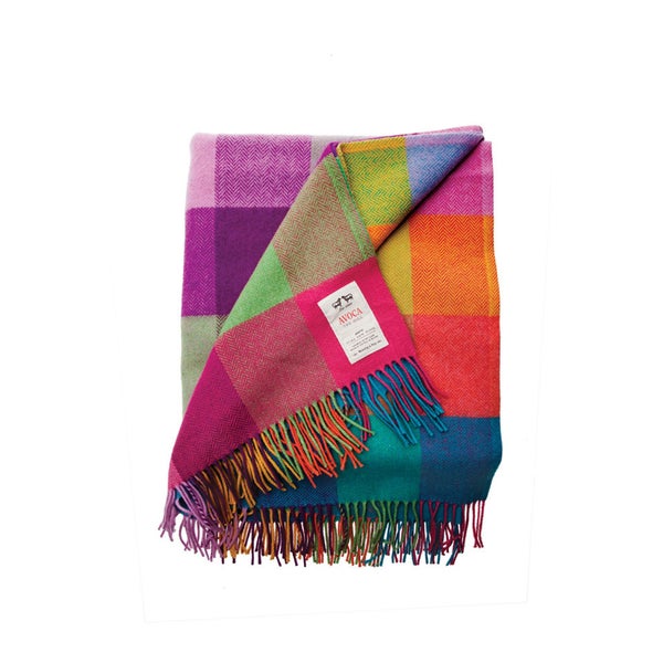 Avoca Lambswool Circus Throw (142 x 100cm) Multi