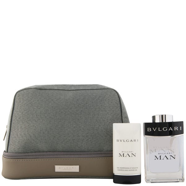 Bvlgari Man Washbag (EDT 100ml, Shampoo 75ml and Shower Gel 75ml