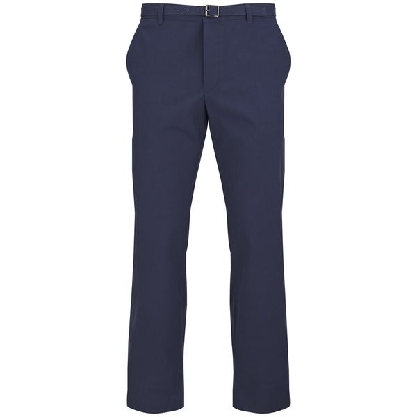 A.P.C. Men's Anglais Ceinture Trousers - Navy - Free UK Delivery Available