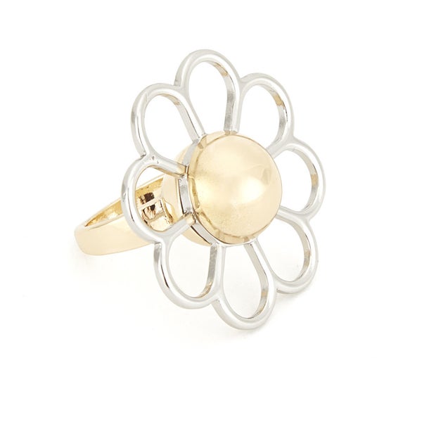 Cheap Monday Women's Daisy Ring - Big Gold | TheHut.com