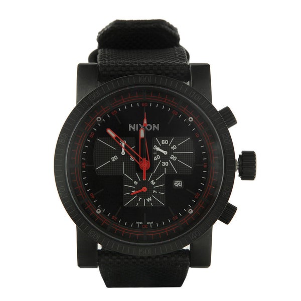 Nixon Men's The Magnacon Watch - All Black - Free UK Delivery Available