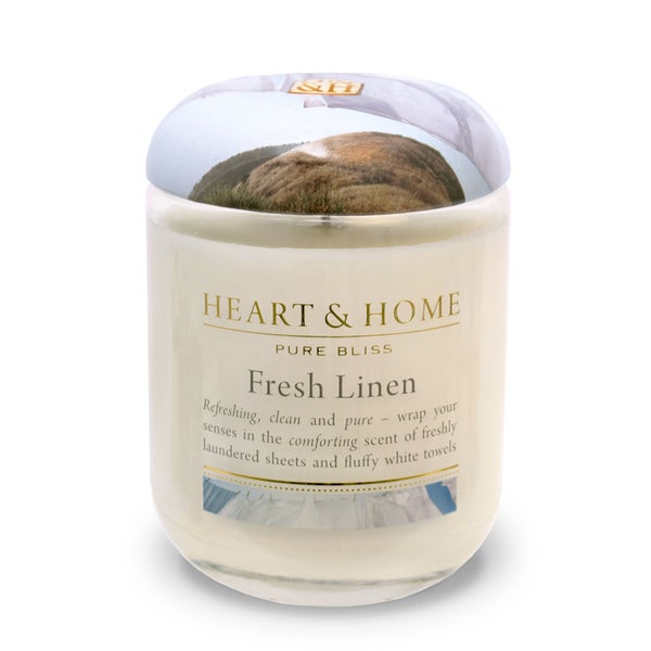 Fresh Linen - Large Jar Candle - IWOOT UK