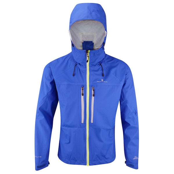 RonHill Men s Trail Tempest Running Jacket Cobalt Clay Sports Leisure Zavvi France