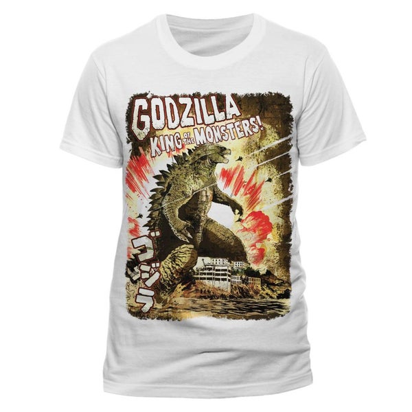 Godzilla Men's T-Shirt - Japanese Poster Merchandise - Zavvi UK