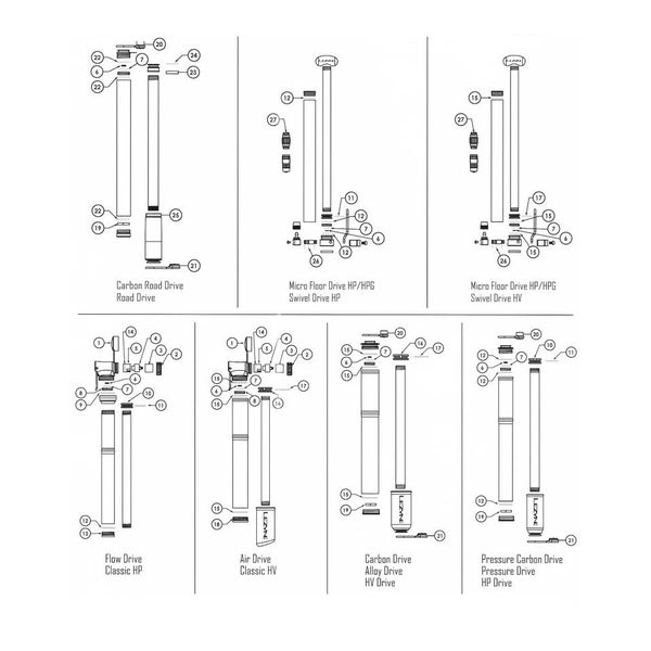 Lezyne Spare Parts 22 26 ProBikeKit