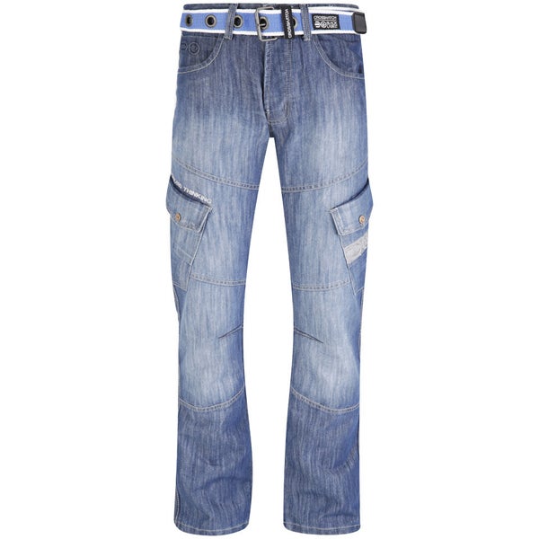 Crosshatch Men's Corona Denim Jeans - Stone Wash Mens Clothing - Zavvi UK
