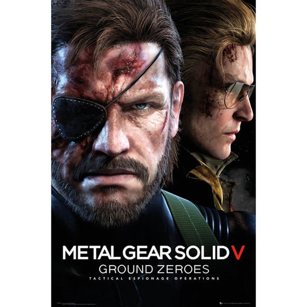 Metal Gear Solid V Ground Zeroes Game Cover - Maxi Poster