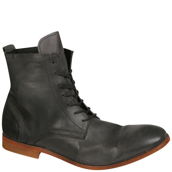 H Shoes by Hudson Men s Swathmore Calf Leather Boots Grey