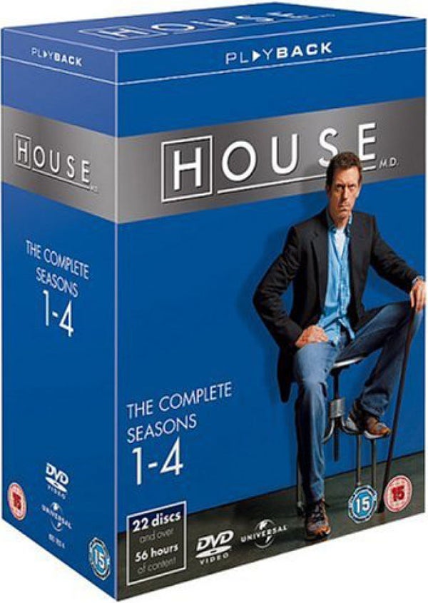House Seasons 1-4 DVD Zavvi UK
