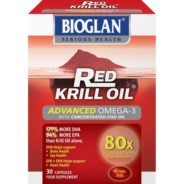 Bioglan Red Krill Oil (30 Capsules) LOOKFANTASTIC